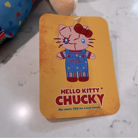HELLO KITTY X CHUCKY Sanrio 10 Inch Plush Universal Parks Exclusive - Picture 7 of 10